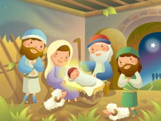 Modelo de lição: O nascimento de Jesus infantil