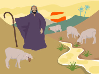 Desenhos bíblicos para colorir – Bom samaritano, bom pastor e filho pródigo