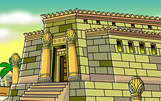 História de Salomão infantil – A construção do templo 