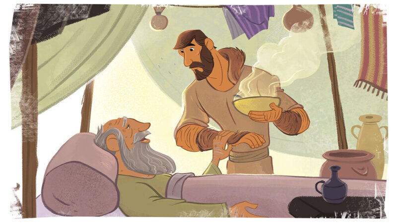 História infantil sobre Jacó e Esaú 